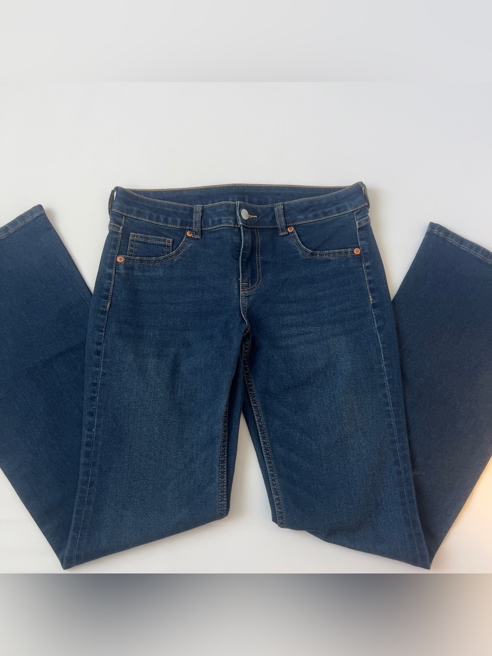 Divided Dark Blue straight leg jeans